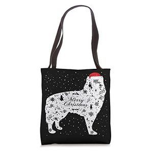 Merry Xmas Alaskan Malamute Dog Christmas Tote Bag O_O